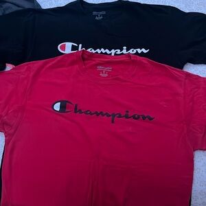 2 medium champions shirts